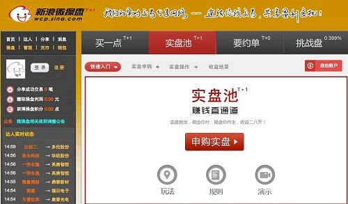 新浪微博的微操盘应该怎么玩,是花钱买股吗?应