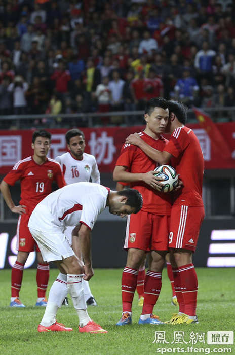友谊赛 中国--约旦 郜林点射自我救赎