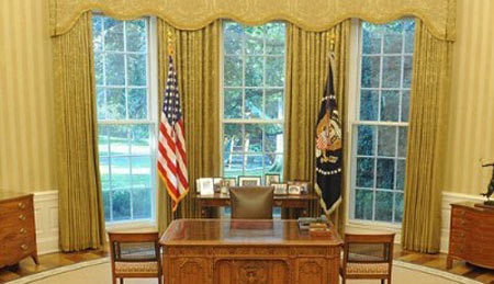 奥巴马白宫办公室私家照