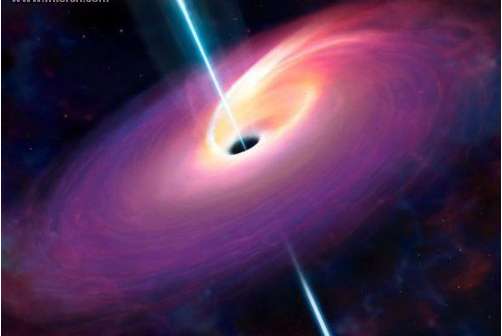 资料图:黑洞伽马射线喷流