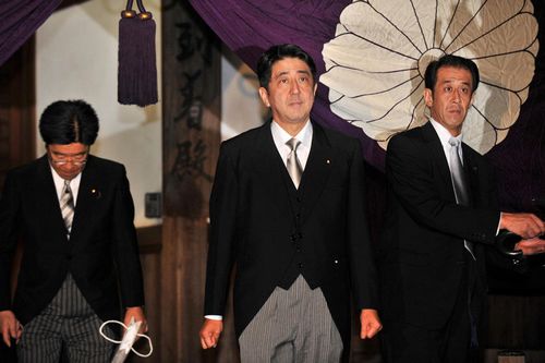 安倍执政一周年 将于今日十点半参拜靖国神社