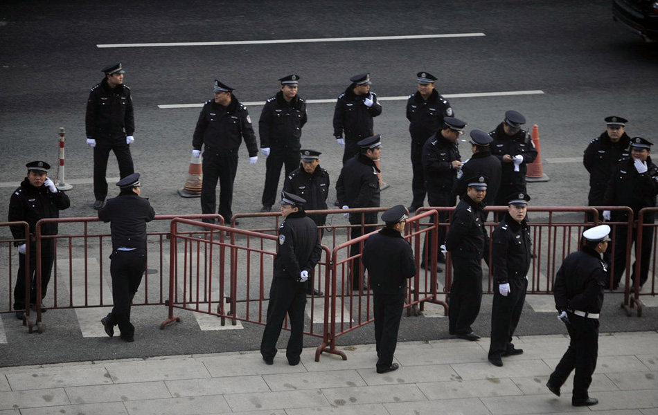 执勤警察.