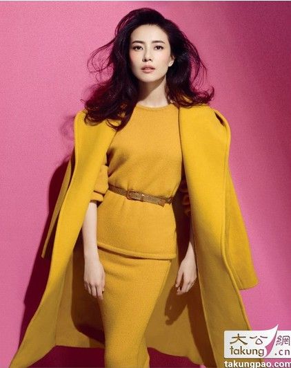 高圆圆迷离裸装大片