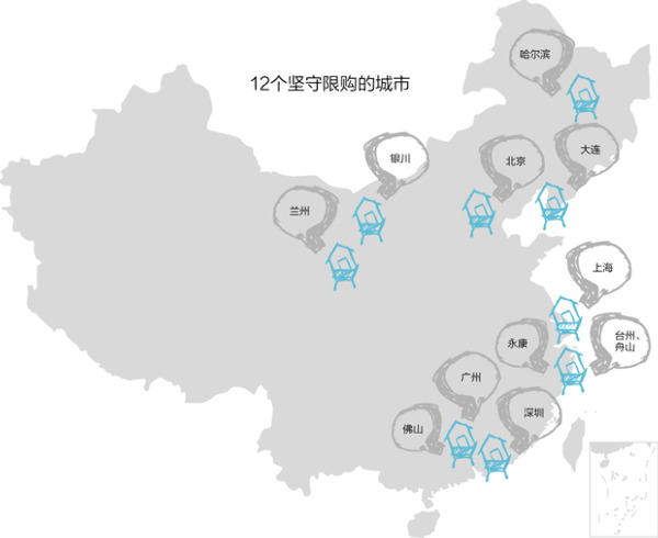 北上广深等12地仍坚守限购 二线城市或全面松绑