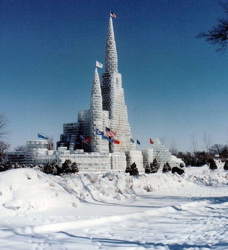 冬季里的童话宫殿 环游世界各地观冰雪建筑