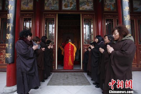 山西五台山繁峙正觉寺举行启建护国息灾法会