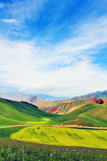做一片祁连山的云 俯瞰七月的门源--即墨经济,