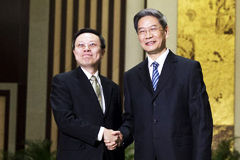 王郁琦与张志军会面