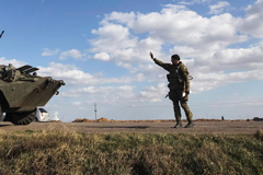 集结在边境的乌克兰军队