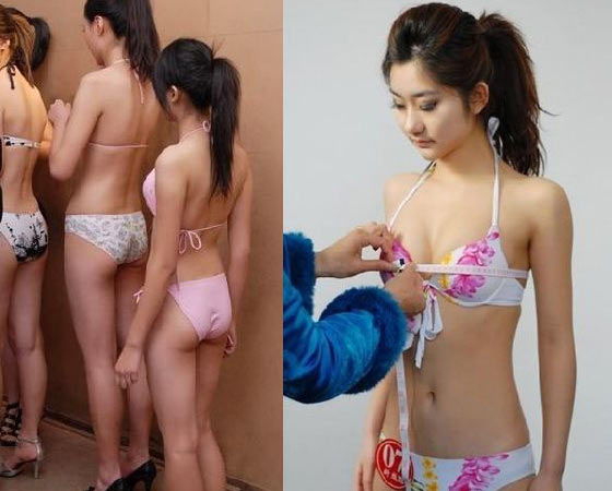 内衣模特选拔要求严苛