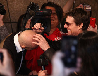 汤姆-克鲁斯访台大打亲民牌