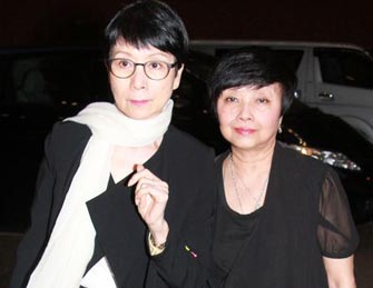 陈宝珠出席粤剧名伶陈剑声丧礼