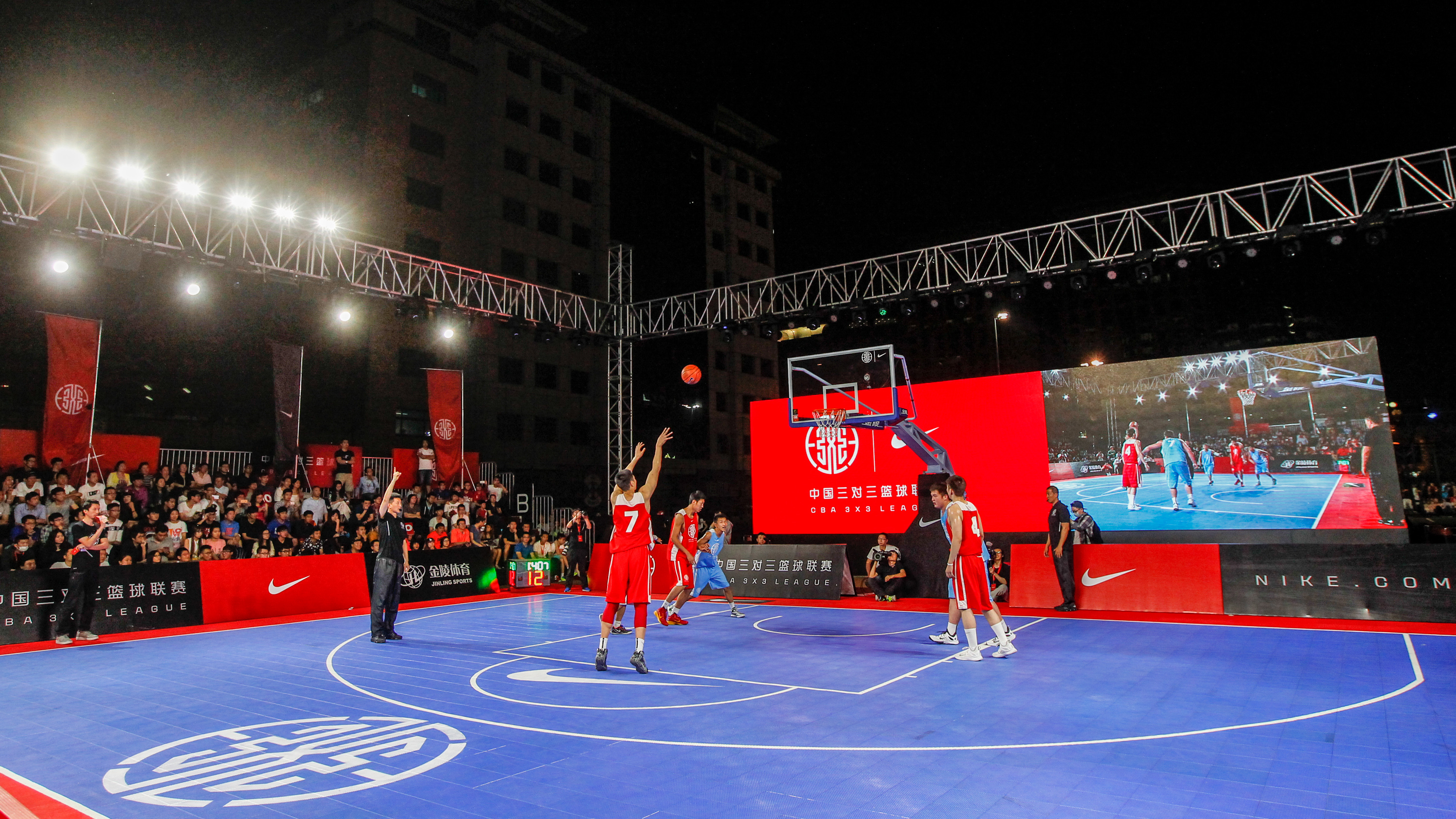 中国三对三篮球联赛在京启动 草根选手将挑战
