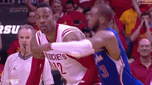 NBA每日一囧:假摔对决哈登完胜 保罗还想强上