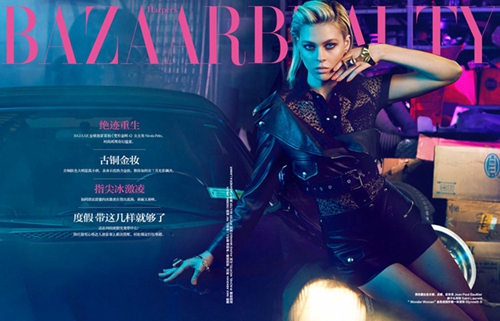 变形金刚4 女主角登中国版 芭莎 封面高清图片