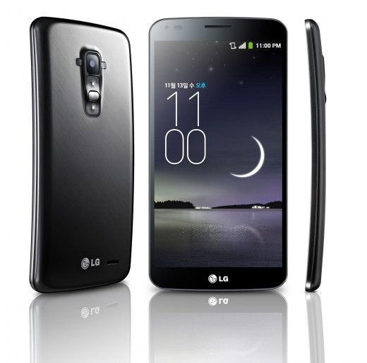 LG发布6英寸曲面屏手机G Flex:可自动愈合划伤