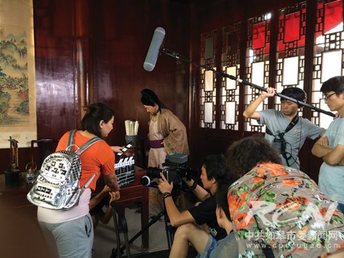 央视唐诗微电影系列片在如皋开拍