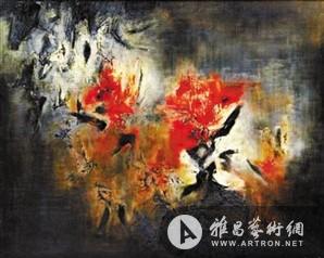 2013年12月，赵无极画作《抽象》在苏富比北京艺术周上，拍出了8968万元。