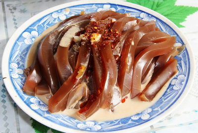 郑州小吃--浮戏山橡子凉粉 绿色食品