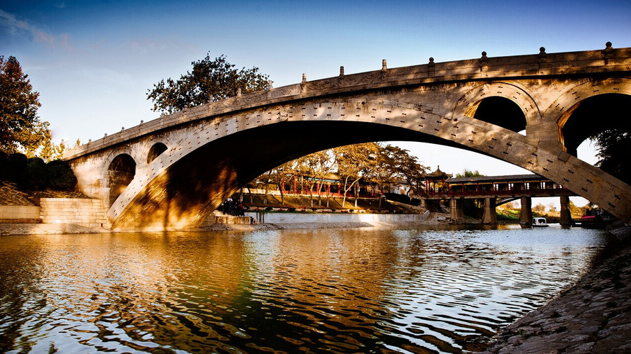 走近中国最早的石拱桥--河北赵州桥