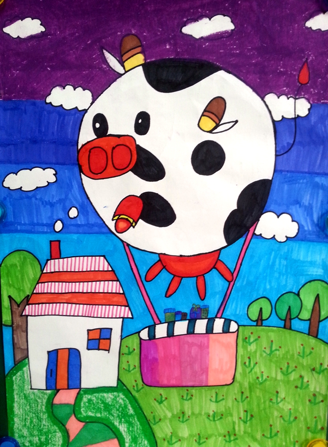 我手画我心作文筑童心西韩小学作品集的梦想难忘时光小学图片