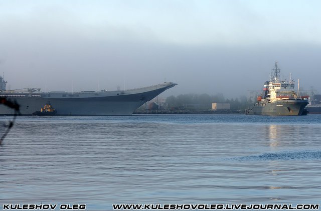 印度购俄二手航母终于出海试航 印度为此努力