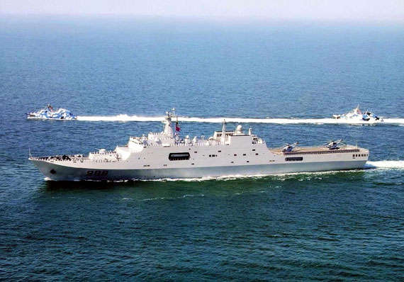 外媒:中国最新船坞登陆舰武器相当高端 令人震憾