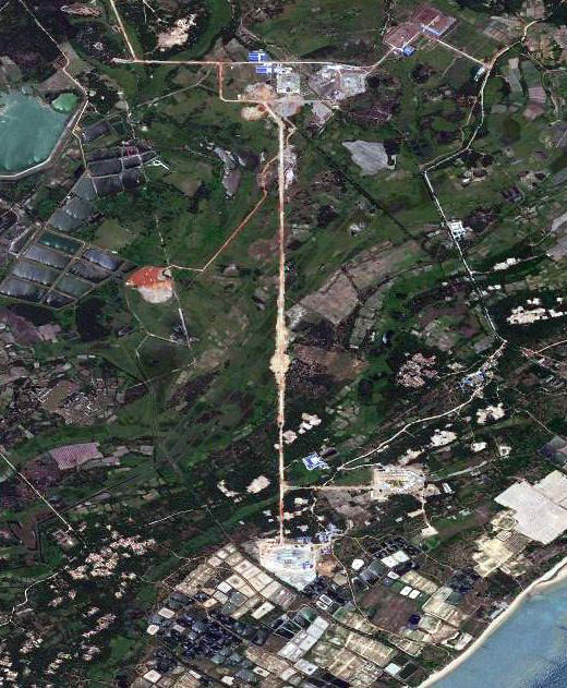 海南文昌航天发射场紧张施工 预计2014年将首