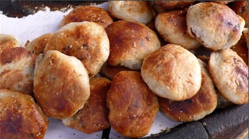 安徽黄山特产 蟹黄壳梅干菜小烧饼