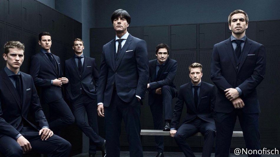 德国队巴西世界杯前宣传照