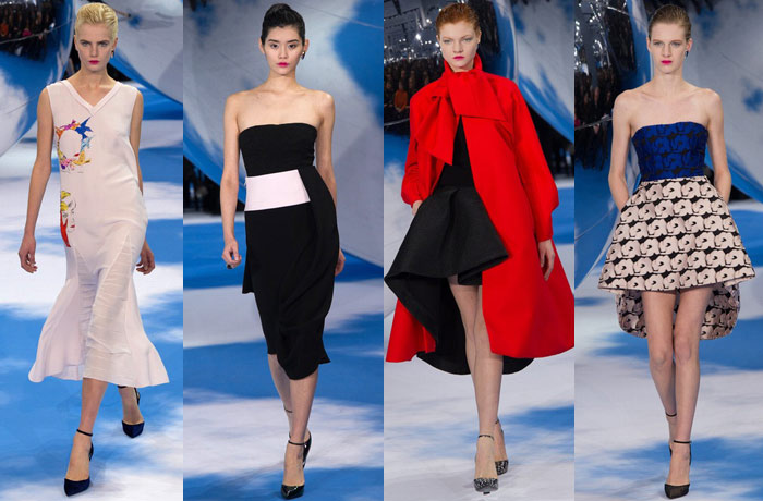 当地时间2013年3月1日，巴黎，Christian Dior 2013秋冬发布。