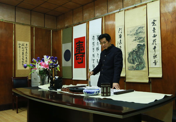 具有收藏升值潜力价质书法家:马承勇_商业天津