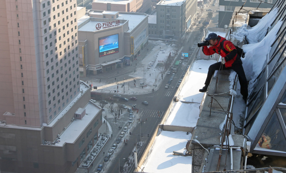 长春五旬楼顶摄影师记录城市建筑30年变迁_城市频道_凤凰网