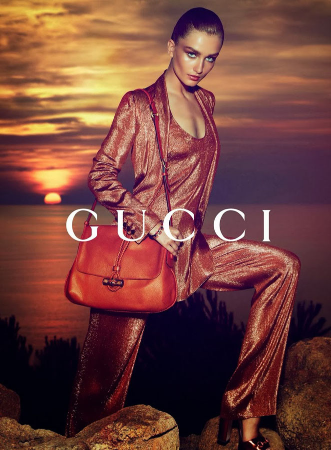 组图:gucci 新款广告大片曝光 梦幻的海边尽显奢华