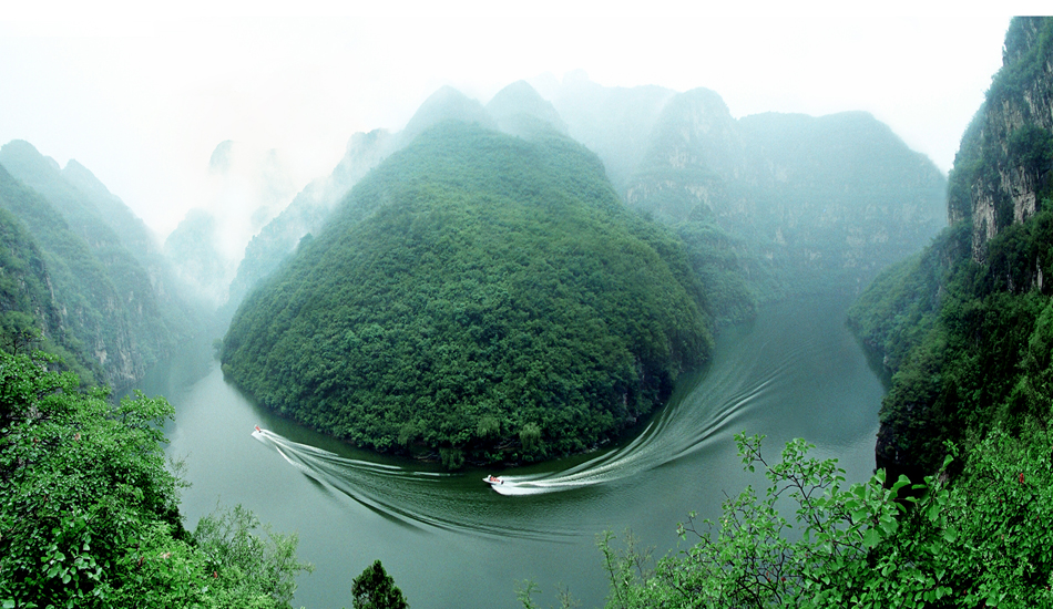 仙境人间河南焦作青天河景区