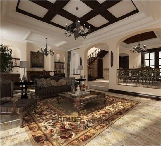 安华瓷砖加勒比香檀装修效果图