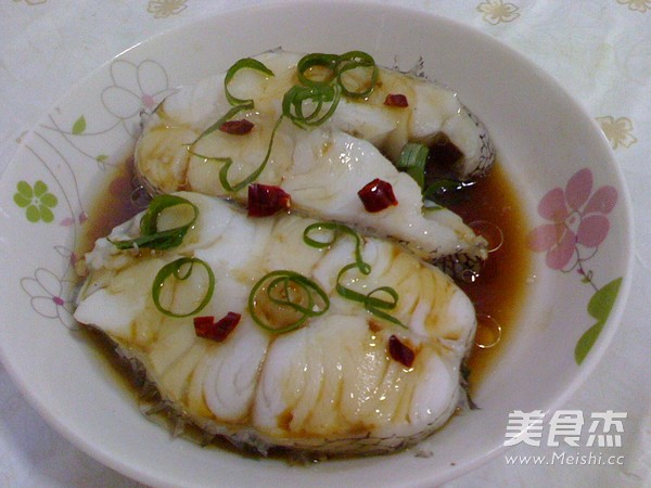 家常海鲜菜:清蒸鳕鱼