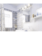 　1. 色彩攻略
 深色的水盆、深色的座便器、深色的浴缸，安置在大浴室里非常具有视觉效果，但是放在空间局促的小浴室里却会事得其反。小浴室装修时最好采用经典的白色，搭配个性一点的卫浴设施。空间虽小，却够敞亮、够明快，够个性！（实习编辑：容少晖）
