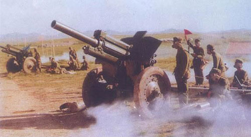 资料图:54式122毫米牵引榴弹炮