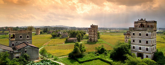 开平碉楼 一部奇美的建筑史_江苏频道_凤凰网