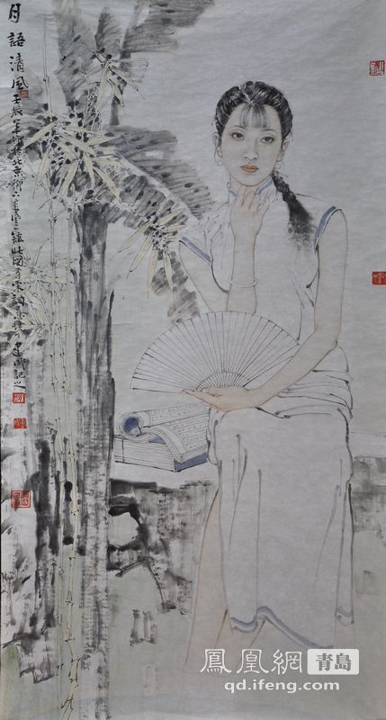 中国著名画家赵建成先生画展青岛三生缘开展(图)