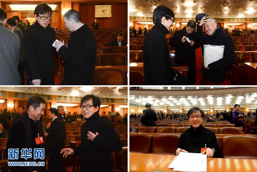 8/15 2014年3月3日,全国政协十二届二次会议在人民大会堂举行开幕会.
