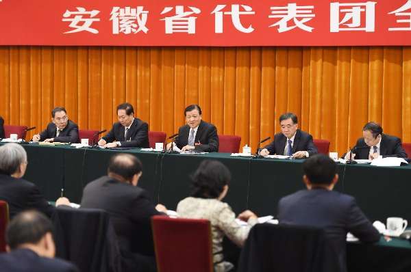 （两会）刘云山参加安徽代表团审议