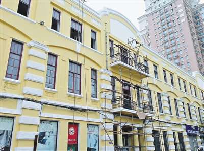 哈尔滨市巴拉斯旅馆遭遇违法施工 属于历史建