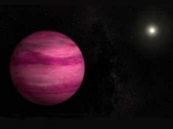日本天文学家发现粉红色行星质量是木星4倍（图）