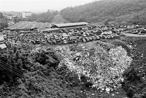 武隆仙女山镇垃圾占绿地 长时间无人清理(图)_重庆频道_凤凰网