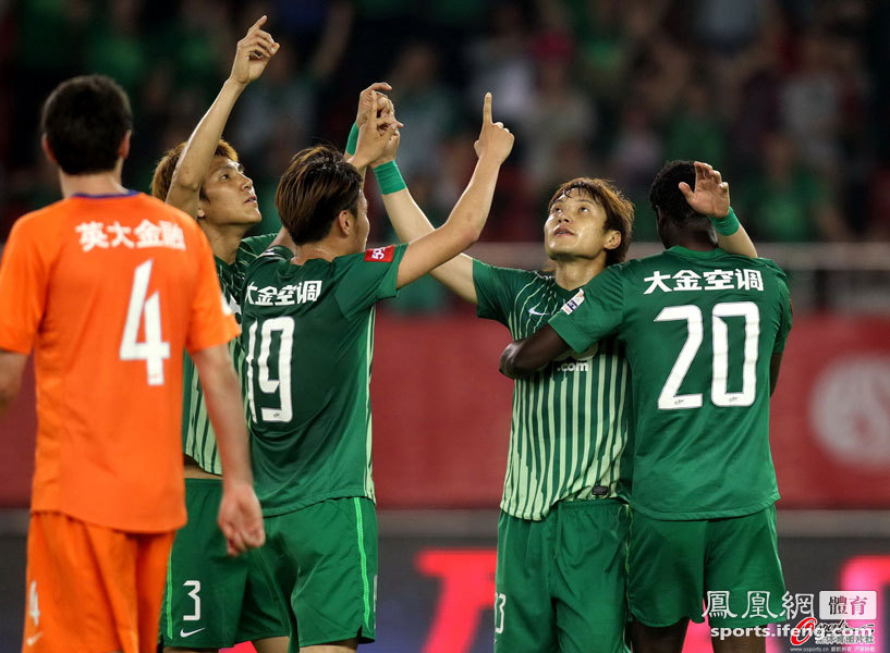 2013年4月27日，2013年中超联赛第7轮，杭州绿城3-3山东鲁能。