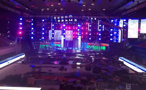 直击中国好声音第三季总决赛舞台 超震撼规模