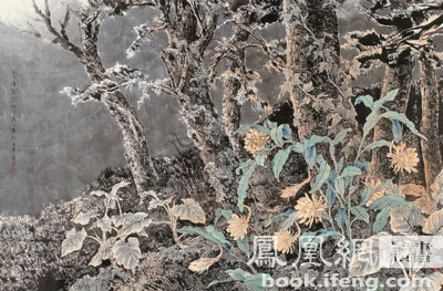 刘墉画作:《夜之华》
