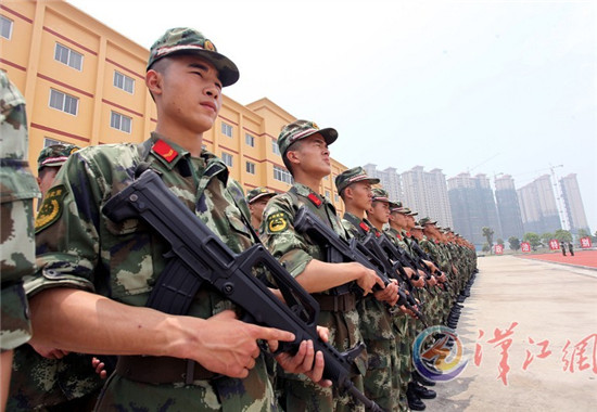 武警襄阳市支队举行岗位大练兵